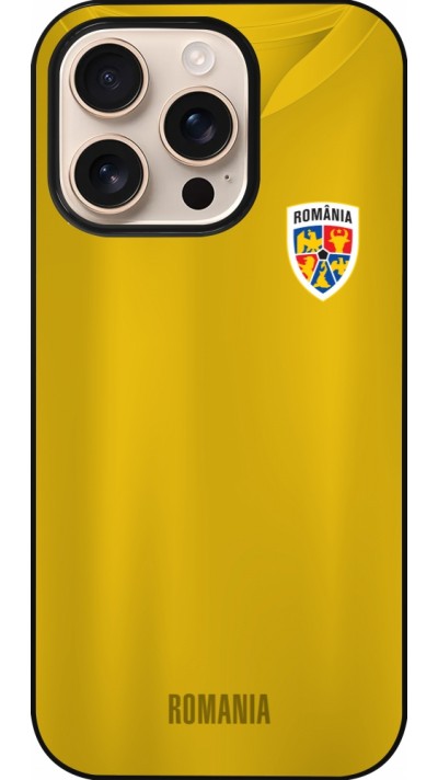 Coque iPhone 16 Pro - Maillot de football Roumanie