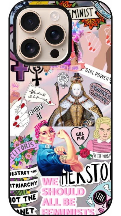 Coque iPhone 16 Pro - Girl Power Collage