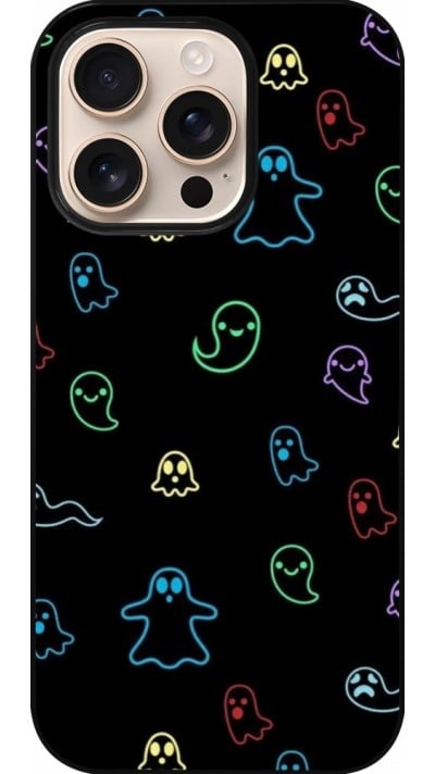 Coque iPhone 16 Pro - Halloween 2024 colorful ghosts