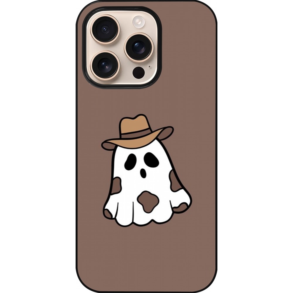 Coque iPhone 16 Pro - Halloween 2024 cowboy ghost