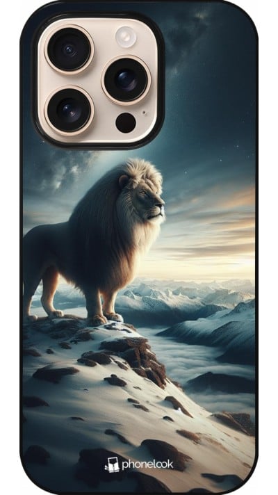 Coque iPhone 16 Pro - Le lion blanc