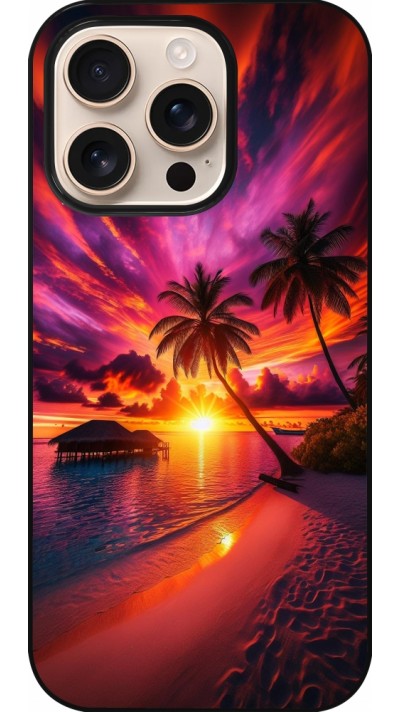 Coque iPhone 16 Pro - Maldives Dusk Bliss