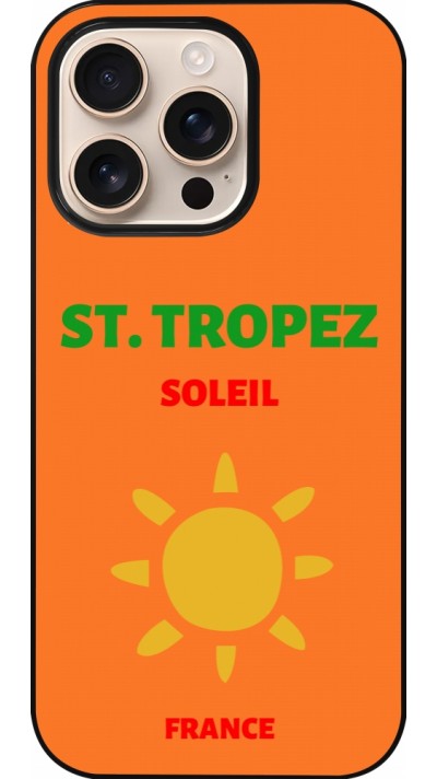 Coque iPhone 16 Pro - Pop Summer Destination St-Tropez