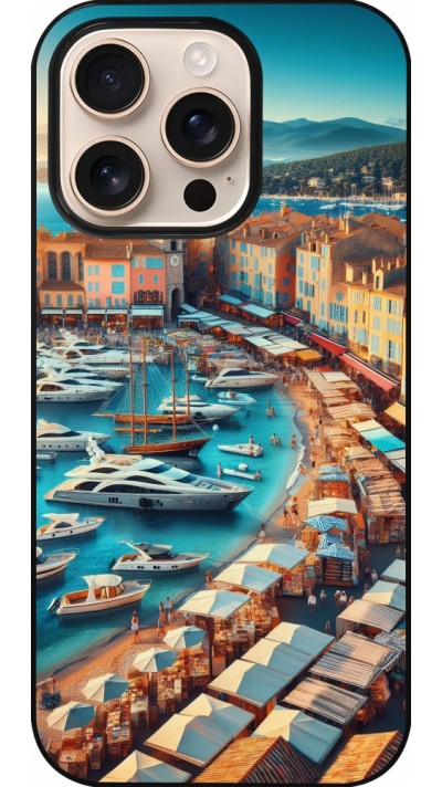 Coque iPhone 16 Pro - Saint-Tropez Beach