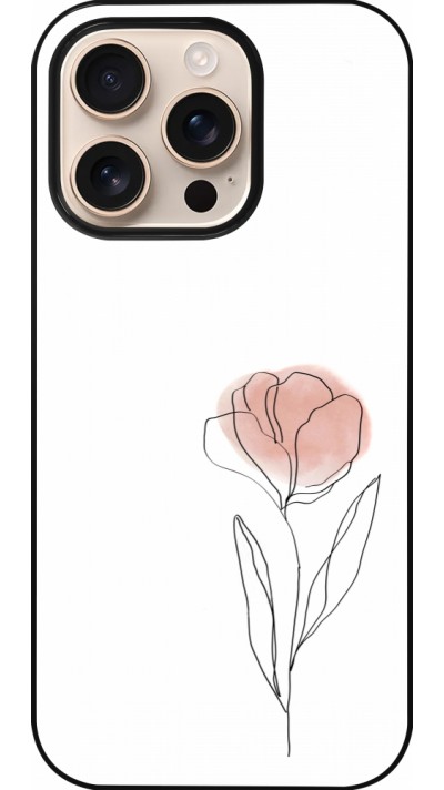 Coque iPhone 16 Pro - Spring 23 minimalist flower