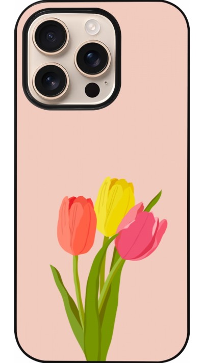 Coque iPhone 16 Pro - Spring 23 tulip trio