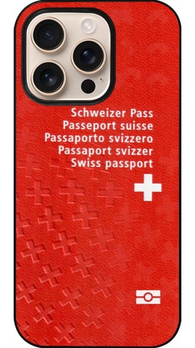 Coque iPhone 16 Pro - Swiss Passport