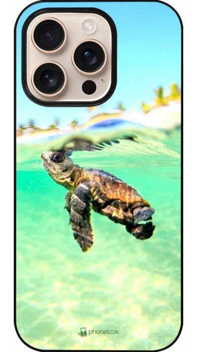 Coque iPhone 16 Pro - Turtle Underwater