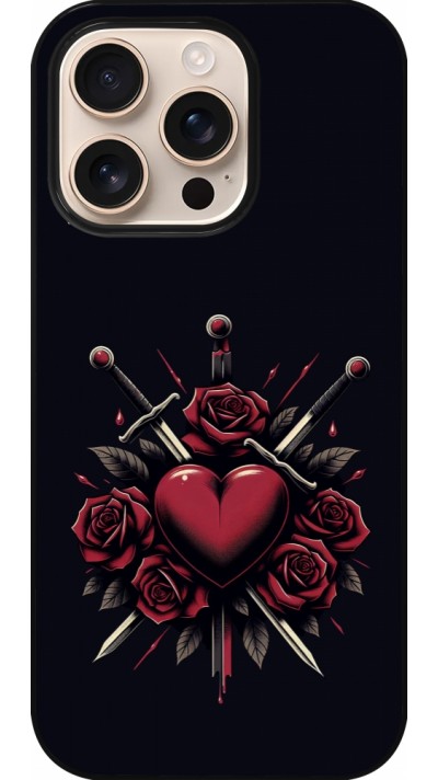 Coque iPhone 16 Pro - Valentine 2024 gothic love