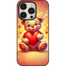 Coque iPhone 16 Pro - Valentine 2024 Teddy love