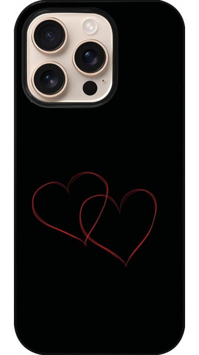 Coque iPhone 16 Pro - Valentine 2023 attached heart