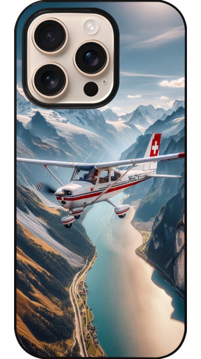 Coque iPhone 16 Pro - Vol Alpin Suisse