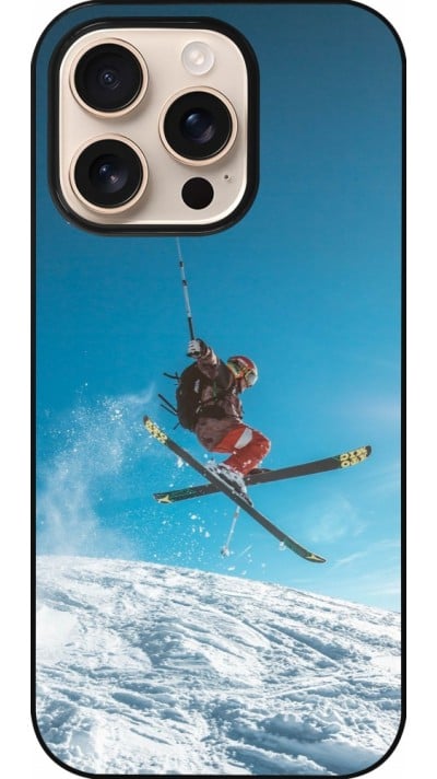 Coque iPhone 16 Pro - Winter 22 Ski Jump