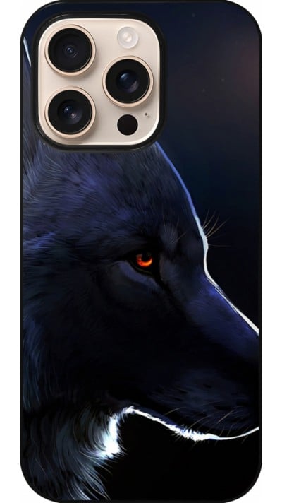 Coque iPhone 16 Pro - Wolf Shape