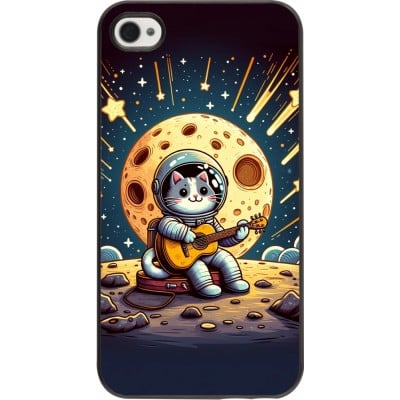 Coque iPhone 4/4s - AstroCat RockLune