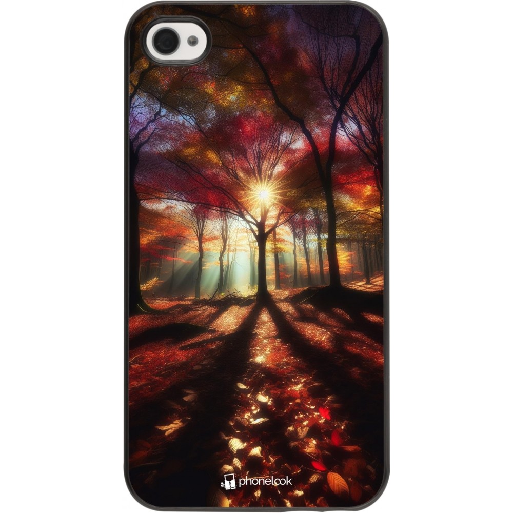 iPhone 4/4s Case Hülle - Herbstlicher goldener Glanz