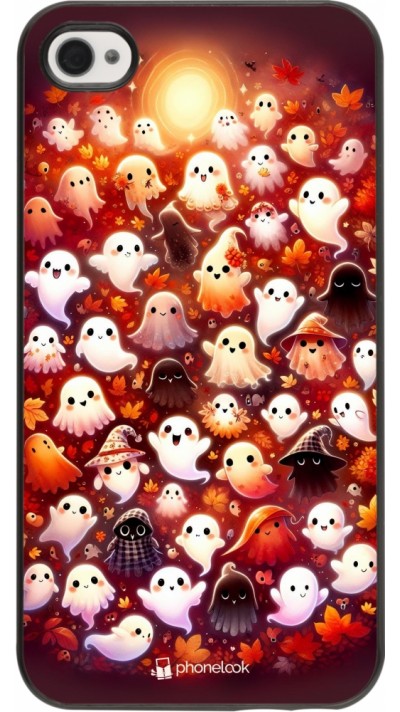 Coque iPhone 4/4s - Fantômes automne mignons