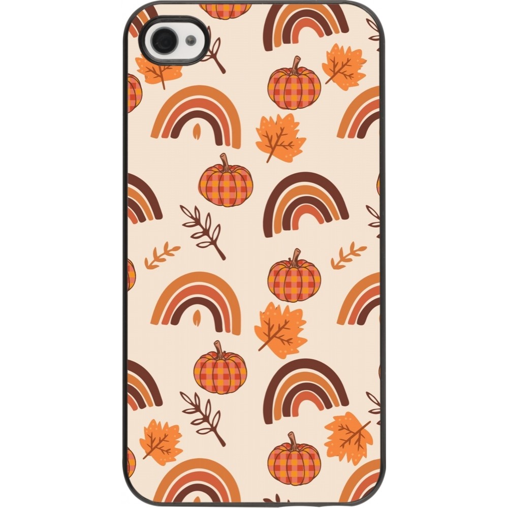 Coque iPhone 4/4s - Autumn 2024 rainbow