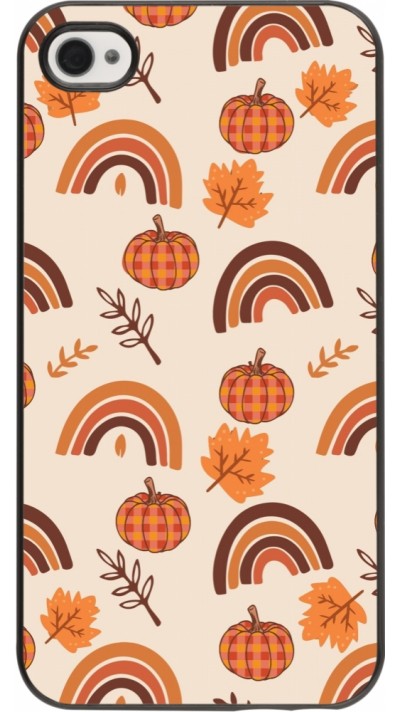 Coque iPhone 4/4s - Autumn 2024 rainbow