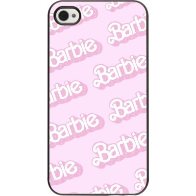 Coque iPhone 4/4s - Barbie light pink pattern