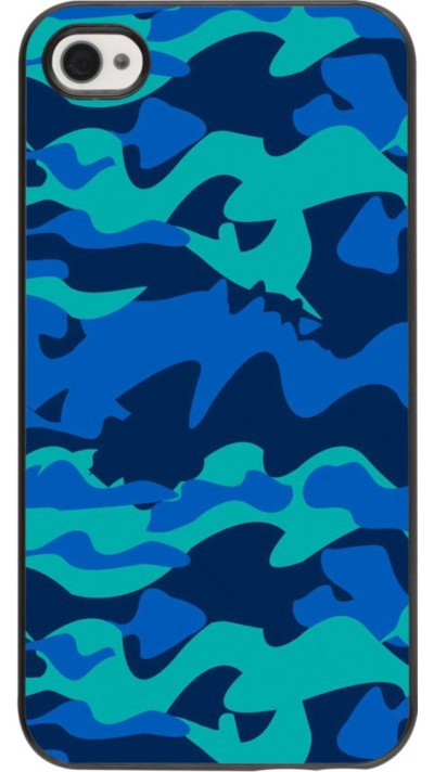 Hülle iPhone 4/4s - Camo Blue