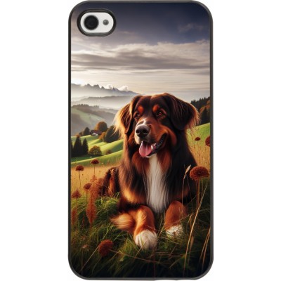 Coque iPhone 4/4s - Chien Campagne Suisse