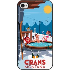 iPhone 4/4s Case Hülle - Crans-Montana Mountain Jacuzzi