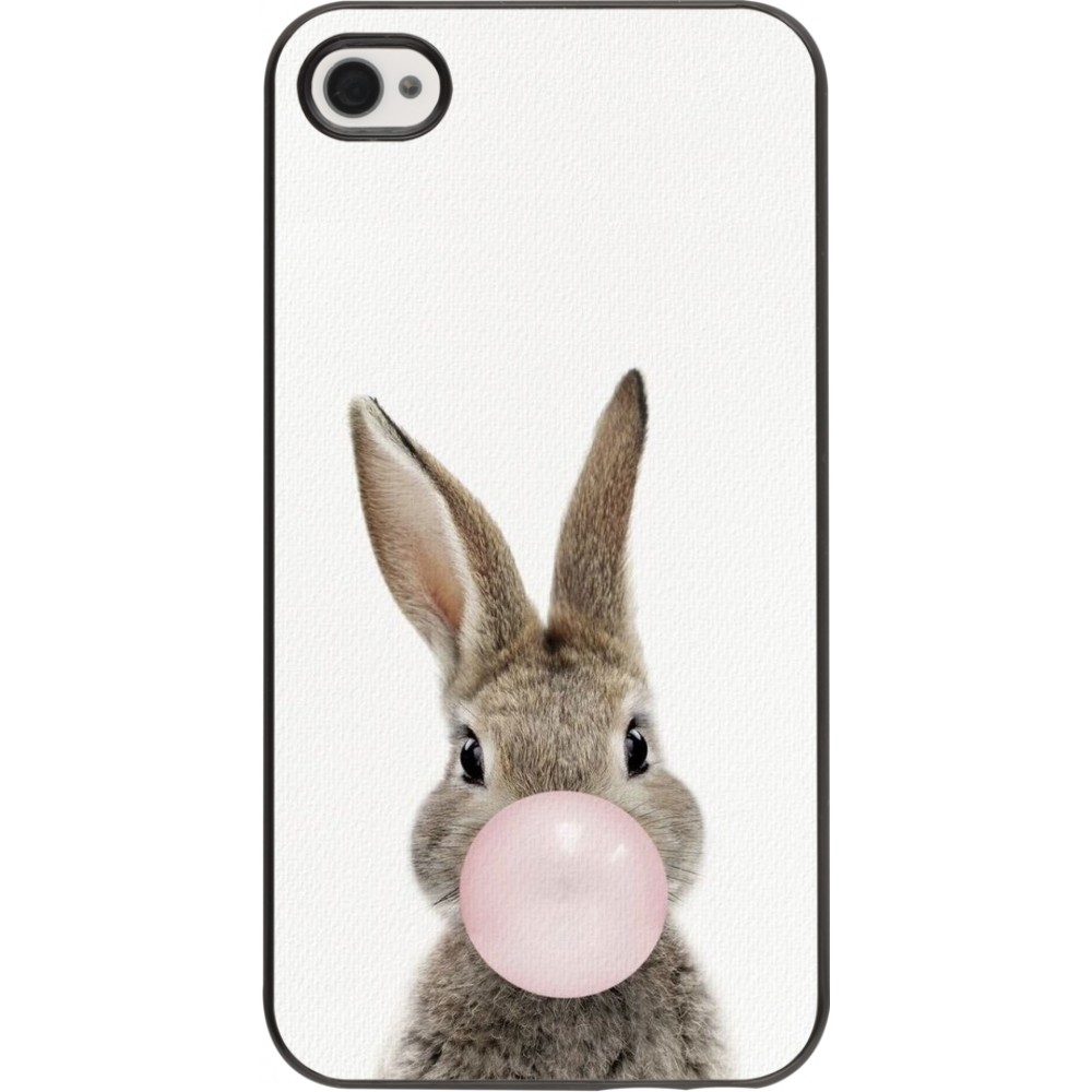 iPhone 4/4s Case Hülle - Easter 2023 bubble gum bunny