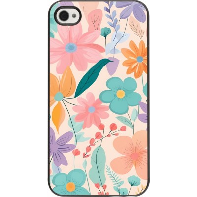 Coque iPhone 4/4s - Easter 2024 spring flowers