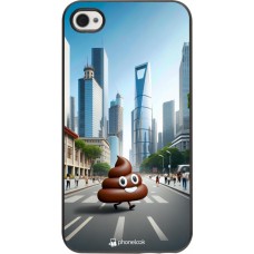 Coque iPhone 4/4s - Emoji Caca walk