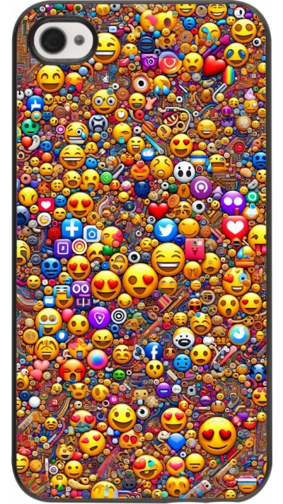 Coque iPhone 4/4s - Emoji mixed