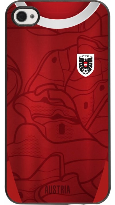 iPhone 4/4s Case Hülle - Austria personalisierbares Fussballtrikot