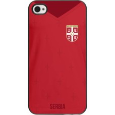 iPhone 4/4s Case Hülle - Serbien 2022 personalisierbares Fussballtrikot