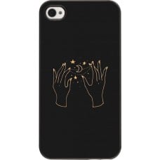 Coque iPhone 4/4s - Grey magic hands