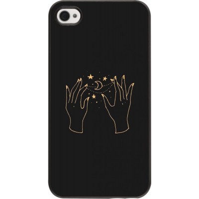 Coque iPhone 4/4s - Grey magic hands