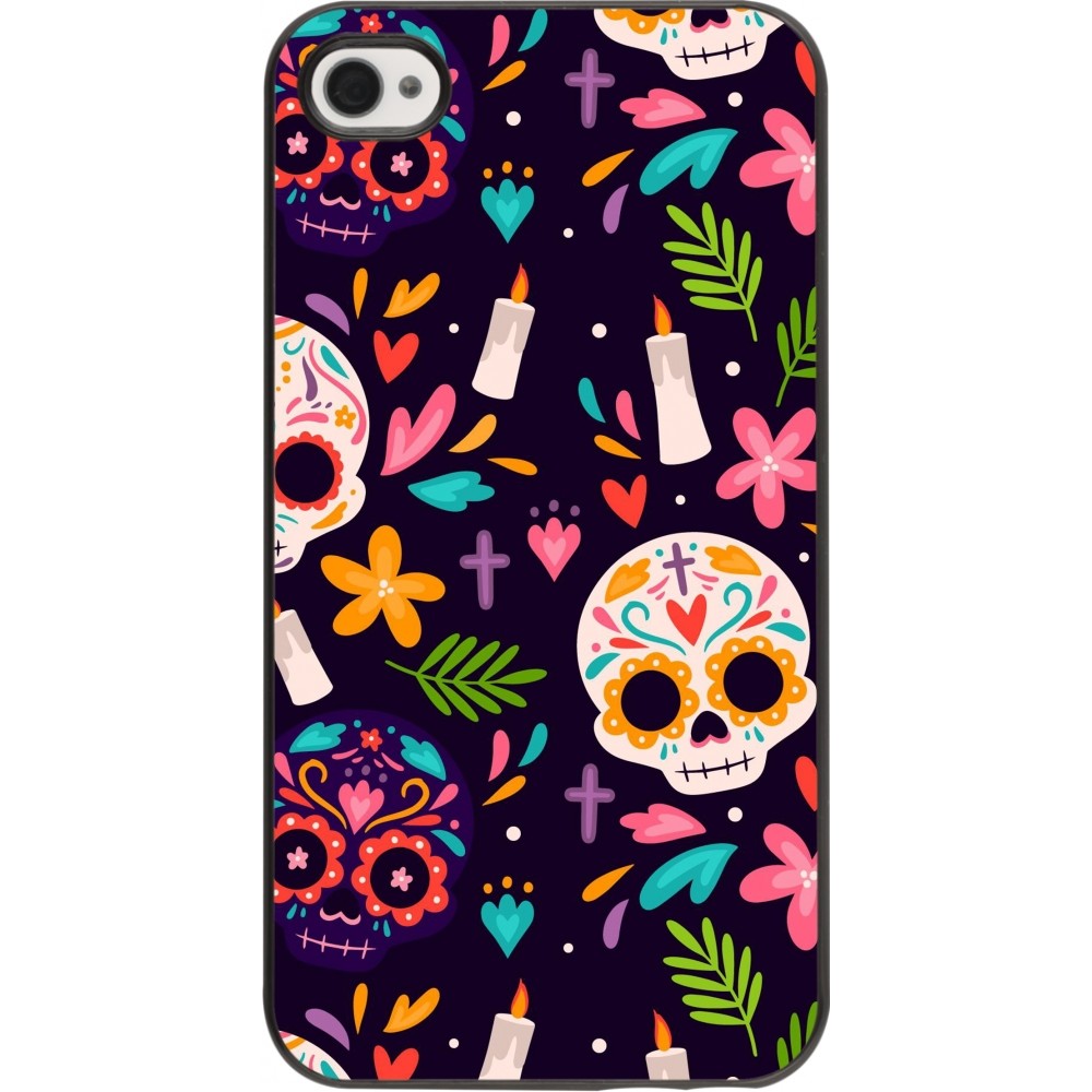 Coque iPhone 4/4s - Halloween 2023 mexican style