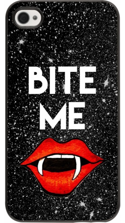 Coque iPhone 4/4s - Halloween 2024 bite me