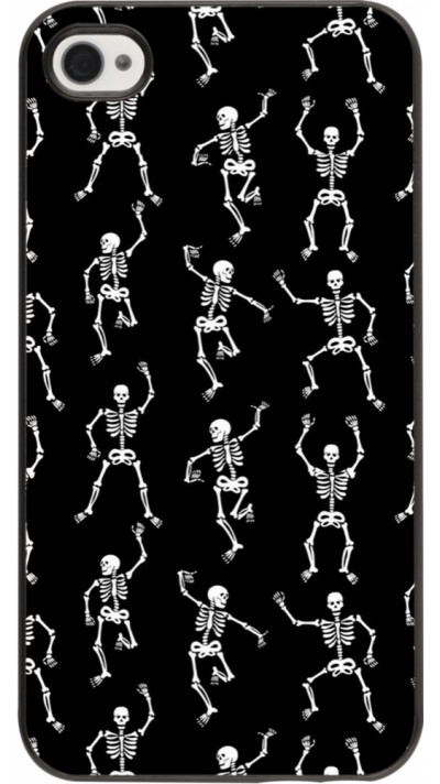 Coque iPhone 4/4s - Halloween 2024 dancing skeleton