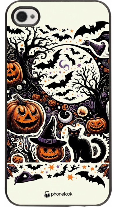 Coque iPhone 4/4s - Halloween 2024 Haunt