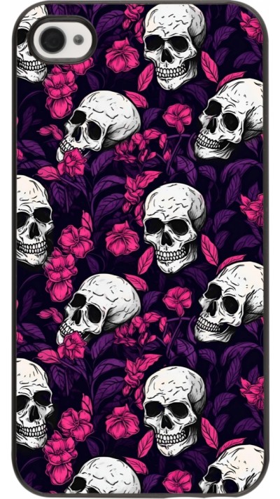 Coque iPhone 4/4s - Halloween 2024 romantic skulls