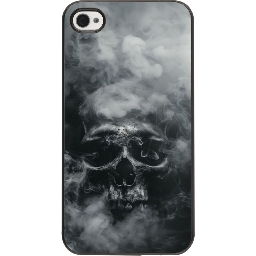 Coque iPhone 4/4s - Halloween 2024 smoky skull