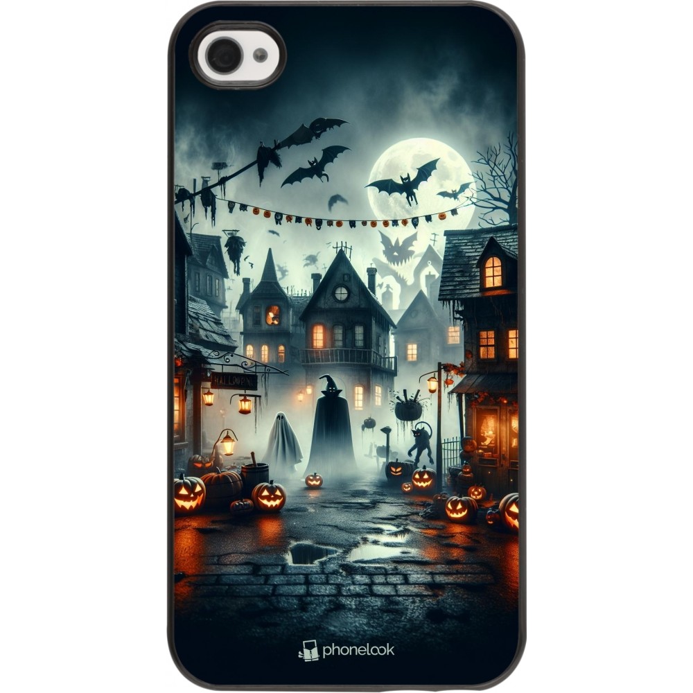 Coque iPhone 4/4s - Halloween Spookville