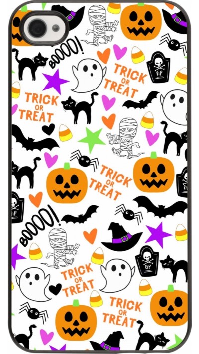 Coque iPhone 4/4s - Halloween 2024 trick or treat