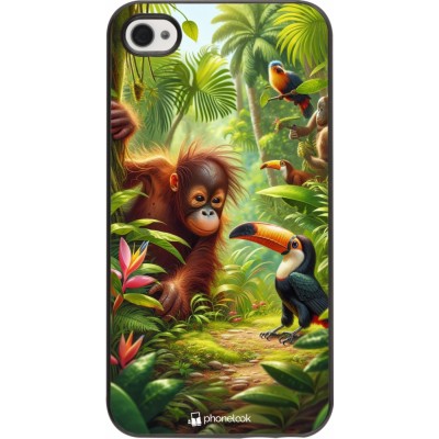 Coque iPhone 4/4s - Jungle Tropicale Tayrona