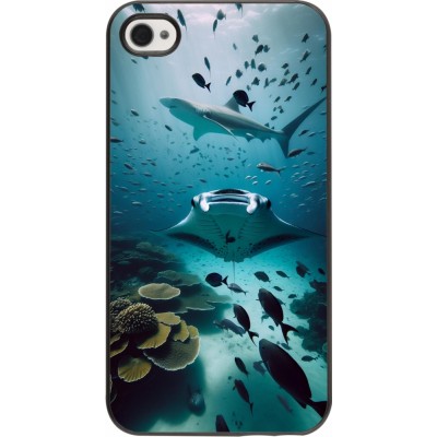 Coque iPhone 4/4s - Manta Lagon Nettoyage