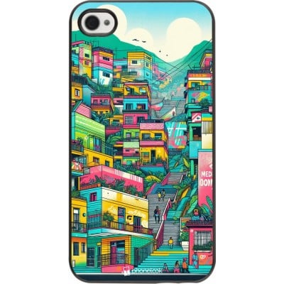 Coque iPhone 4/4s - Medellin Comuna 13 Art