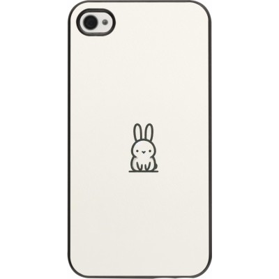 Coque iPhone 4/4s - Minimal bunny cutie