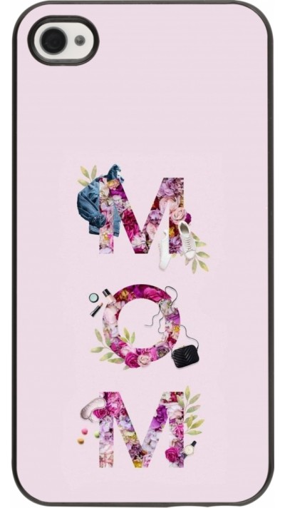 Coque iPhone 4/4s - Mom 2024 girly mom