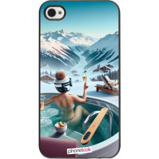 iPhone 4/4s Case Hülle - Berg Glamour Whirlpool