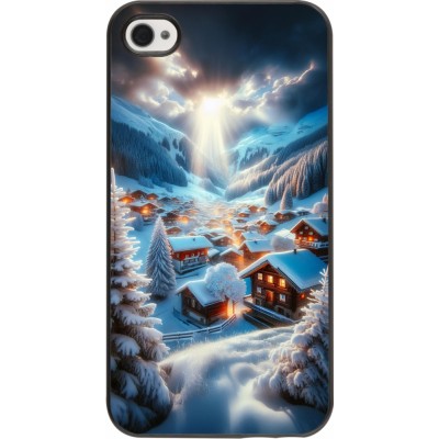 Coque iPhone 4/4s - Mont Neige Lumière